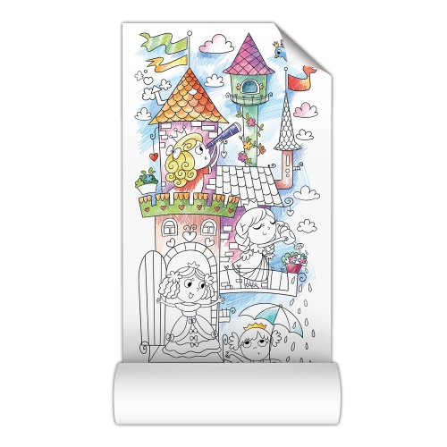 Kolorowanka w rolce Księżniczki 300289